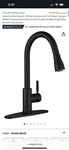 Wewe Black Kitchen Faucets With Pull Down Sprayer Stainless Steel. Fixed Price $80.00.
