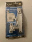 Wright Products VK333X3WH Keyed Tie-down Push Button Handle, White. Fixed Price $17.99.