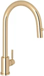 Rohl U.4044EG-2 Holborn Pull-down Kitchen Faucet With C-spout English Gold. Fixed Price $1866.00.