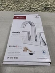 Pfister Bruxie 4" Centerset Bathroom Faucet Polished Chrome 2-HANDLE W/ Drain. Fixed Price $44.98.