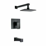Danze Mid-town D502062BST Satin Black Single Handle Tub & Shower Faucet Trim. Fixed Price $399.95.