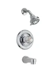 Delta 1-HANDLE Multi Function Round Bathtub Shower Faucet. Fixed Price $75.00.