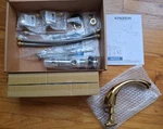 Kingston Widespread Bathroom Faucet Polished Brass, Victorian KB972ALB. Fixed Price $85.00.