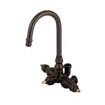Kingston Brass AET200-5 3-3/8 Inch Wall Mount Gooseneck Faucet Body Only, Bronze. Fixed Price $294.97.