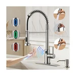Touch-less Kitchen Faucet, 3 Modes Pull Down Sprayer, Smart Motion Sensor Act.... Fixed Price $428.49.