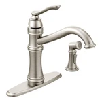 Moen 7245SRS Spot Resist Stainless One-handle Kitchen Faucet. Fixed Price $360.08.