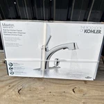 Kohler R30124-SD-CP Maxton 1-HANDLE Pull-out Kitchen Faucet W/ Soap Dispenser. Fixed Price $89.99.