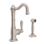 Rohl A3650LMWSSTN-2 Acqui Kitchen Faucet With Side Spray Satin Nickel. Fixed Price $1046.59.