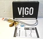 Vigo VG01041MG Paloma Single-handle Hole Bathroom Faucet Matte Gold. Fixed Price $59.99.