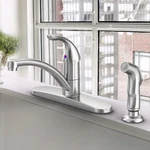 Project Source Stainless Steel Pvd Single Handle Deck-mount Kitchen Faucet. Fixed Price $29.99.