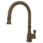 Rohl U.4744STN-2 Perrin & Rowe Georgian Era Traditional Pulldown Kitchen Faucet. Fixed Price $1365.00.