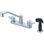 Central Brass 0128-A 1.5 Gpm Bridge Kitchen Faucet Chrome. Fixed Price $135.53.