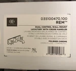 Dxv American Standard D35100470.100 Rem Wall Mount Bathroom Faucet Chrome. Fixed Price $99.99.