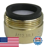 Lasco 09-1983 Small Male Faucet Aerator 13/16 X 27 Thread Polished Brass. Fixed Price $64.16.