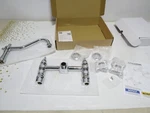 Kingston Brass KS1241AX Heritage Bridge Kitchen Faucet, 8-1/2", Polished Chrome. Fixed Price $119.95.