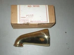 Heavy Solid Brass Auburn Tub Spout Faucet 5" New, Old Stock No. 10133. Fixed Price $49.95.