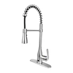 Flow Motion Activated Pull-down Spring Neck Kitchen Faucet Brushed Nickel. Fixed Price $69.99.