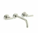 Kohler K-T14414-4-SN Two Handle Wall Mount Bathroom Faucet Vibrant Polished.... Fixed Price $625.00.