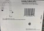 Brizo 64006LF-BNXLHP-L Pull Down Kitchen Faucet,lumicoat Black Onyx *read*. Fixed Price $383.99.