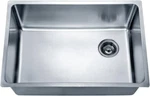 Dawn DSU2517 Undermount Single Bowl Sink Rear Corner Drain, Polished Satin 30". Fixed Price $283.34.