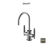 Graff Harley Hot And Cold Water Dispenser - Vintage Brushed Brass. Fixed Price $600.00.