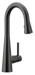 Moen 7664 Sleek 1.5 Gpm Hole Pull Down Bar Faucet - Black. Fixed Price $353.91.