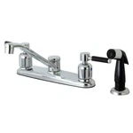 Kingston Brass FB112DKL Centerset Kitchen Faucet, Polished Chrome. Fixed Price $113.25.