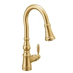 Moen S73004BG Pull-down Faucet 1.5 Gpm Brushed Gold Metal Deck Connection. Fixed Price $881.18.