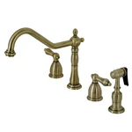 Kingston Brass KB179.ALBS Heritage 1.8 Gpm Widespread Kitchen -. Fixed Price $357.47.
