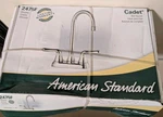 American Standard Cadet 2475F Chrome Kitchen Faucet High Arc Swivel Box Damage. Fixed Price $69.00.