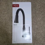 Pfister Classic Matte Black Single Handle Pull Down Kitchen Faucet F-529-7PFB. Fixed Price $63.00.