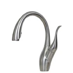 KPS3036 Brushed Stainless Steel Kitchen Faucet Pull Out Spray Or Stream. Fixed Price $274.95.