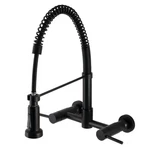 Kingston Brass GS818.DL Concord 1.8 Gpm Widespread Bridge Pull - Black. Fixed Price $614.22.
