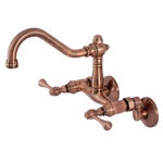 Kingston Brass KS322BLAC Vintage 6" Adjustable Center Wall Mount Kitchen Faucet. Fixed Price $223.98.