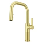 Pfister Montay 1-HANDLE Pull-down Kitchen Faucet In Brushed Gold. Fixed Price $389.99.
