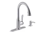 Kohler Motif Kitchen Faucet Vibrant Stainless K-R23863-SD-VS. Fixed Price $126.83.