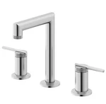 Vigo Sterling Two Handle Three-hole Widespread Faucet Brushed Nickel As Is. Fixed Price $146.33.
