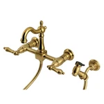 Kingston Brass KS244.ALBS Heritage 1.8 Gpm Wall Mounted -. Fixed Price $438.72.