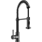 Vigo Edison 1.8 Gpm Single Hole Kitchen Faucet - VG02001GB Graphite Black. Fixed Price $109.95.