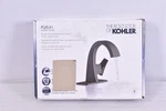 Kohler Katun Single-handle Bathroom Sink Faucet Matte Black R78037-4D-BL. Fixed Price $71.99.