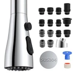 Hibbent Metal Pull Down Spray Head For Kitchen Faucet, Sink Chrome. Fixed Price $31.03.