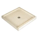 Fiat Products Shower Base, In H, 30 W, Blk/wht 448N98. Fixed Price $621.18.