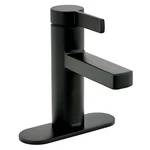 Moen Beric Matte Black 1-HOLE /4" Centerset Modern Bath Faucet 84774BL. Fixed Price $84.98.