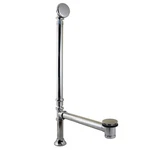 Vintage Swivel Ball Toe Touch Tub Waste And Overflow Polished Chrome. Fixed Price $229.22.