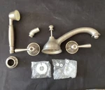 Moen Roman Tub Filler Trim W/handshower Brushed Nickel Kingsley T912BN M2. Fixed Price $159.99.