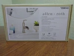 Allen + Roth Sumter 2596143 Single-handle Bath Faucet Brushed Nickel Finish Niob. Fixed Price $80.00.