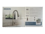 Moen 87564SRS Spot Resist Stainless 1-HANDLE Higharc Pulldown Kitchen Faucet New. Fixed Price $94.85.