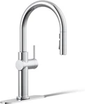 Kohler Crue K-22972-CP Pull Down Singlehole Spray Kitchen Faucet Polished Chrome. Fixed Price $120.00.