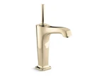 Kohler K-16231-4-AF Margaux Tall Single Handle Bathroom Sink Faucet-french Gold. Fixed Price $519.80.