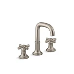 Kohler Paces Widespread Bathroom Faucet Cross Handles Vibrant Brushed Nickel. Fixed Price $102.94.